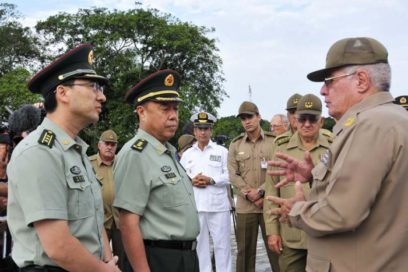 Visitó Cuba Coronel General del Ejército chino