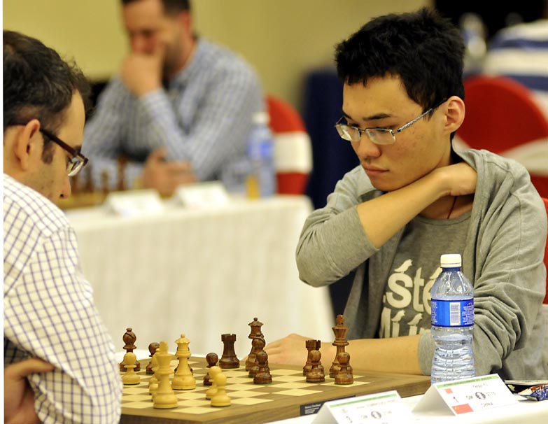 Por ahora Leinier Domínguez resta para su Elo 14 unidades, Yu Yangyi adiciona 21. Foto: José Raúl Rodríguez Robleda