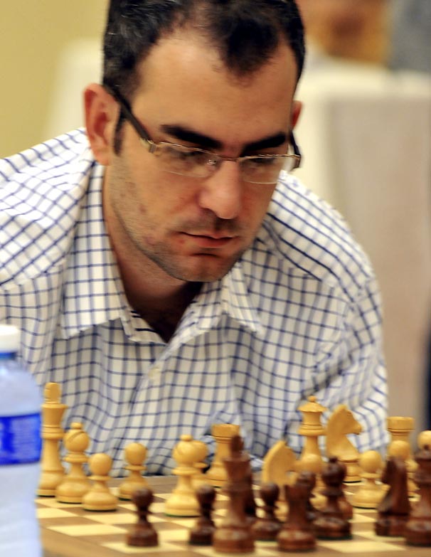 Leinier Domínguez llega a la última ronda en la cuarta posición. Su Elo en vivo disminuye en nueve puntos. Foto: José Raúl Rodríguez Robleda.