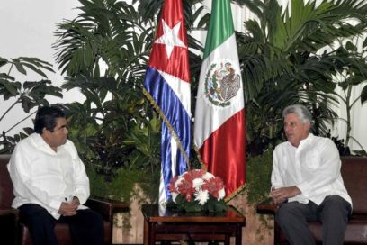 Recibió Díaz Canel al Presidente del Senado mexicano