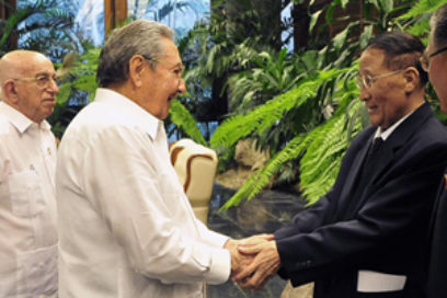 Recibió Raúl a miembro del Buró Político del Comité Central del Partido del Trabajo de Corea