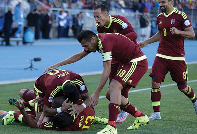 Venezuela rompió una racha de cinco partidos sin vencer a Colombia en la historia de la Copa América.