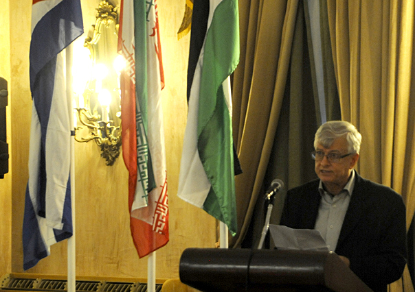 Akram Samhan, Embajador de Palestina. Foto: Roberto Carlos Medina