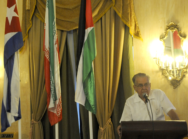 Profesor Rodrigo Álvarez Cambras, presidente asociación de Amistad Cubano-Árabe