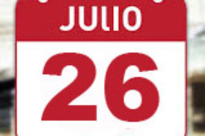 Feriado del 26 de Julio no se transfiere
