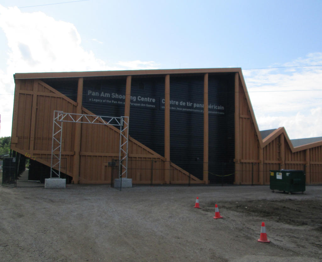 Vista exterior del Centro Panamericano de Tiro, en Innisfil. Foto: Rudens Tembrás Arcia, enviado especial