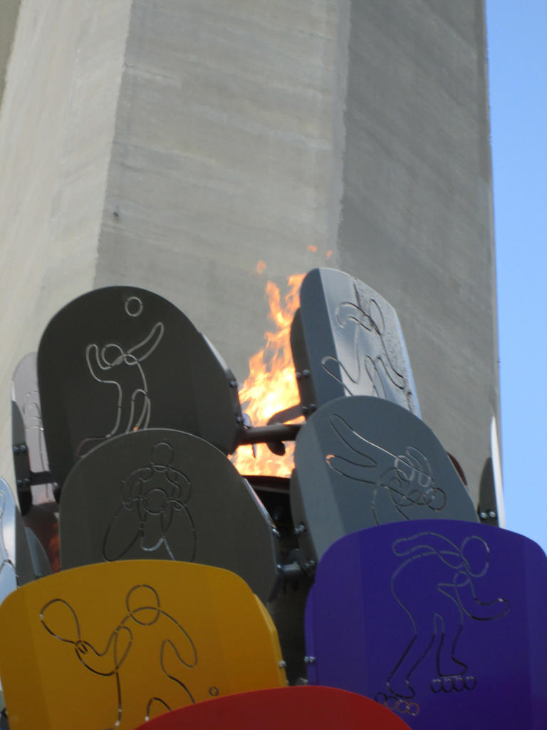 El fuego de los juegos. Foto: Rudens Tembrás Arcia, enviado especial