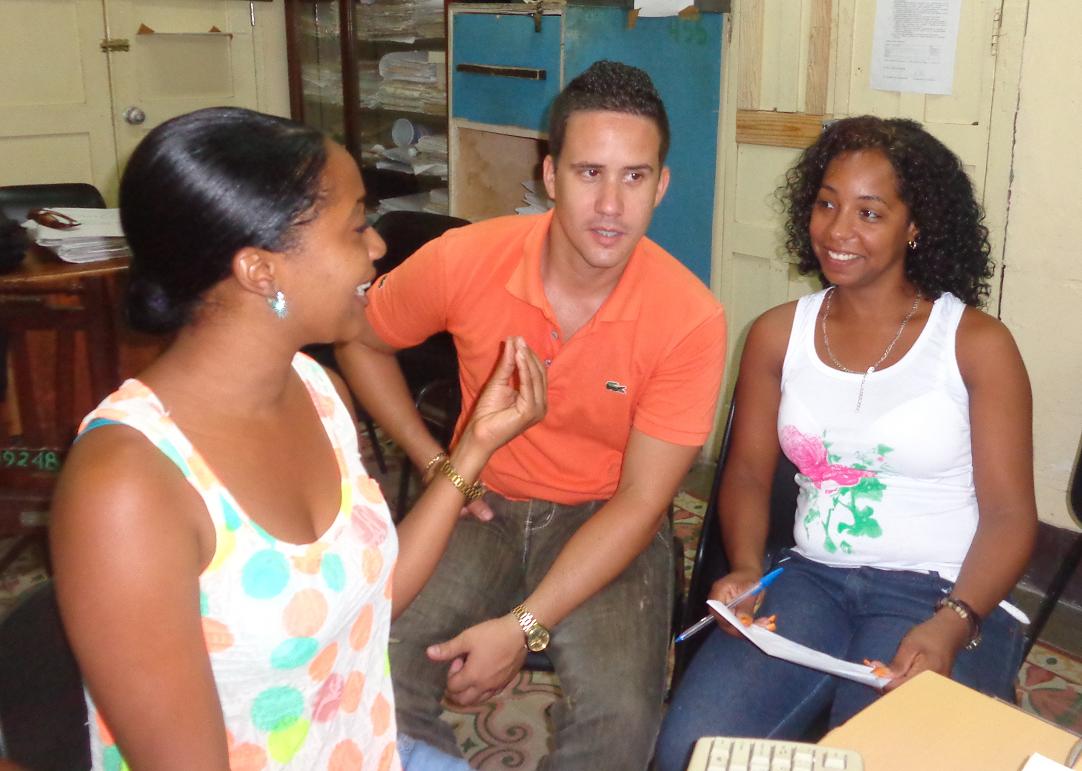 Fidel es uno de los 39 delegados al X Congreso de la UJC por la provincia de Santiago de Cuba. Foto: Betty Beatón