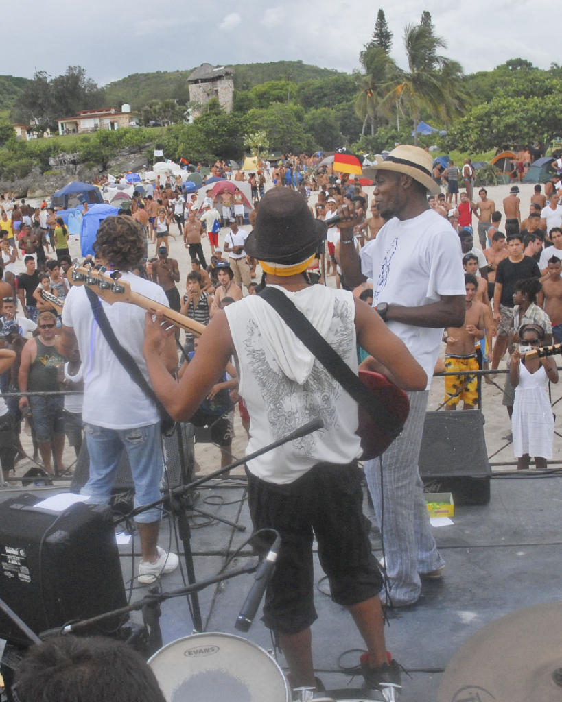 Durante 3 días el litoral norte se llenará de música y juventud. Foto: Norlys Pérez Padrón