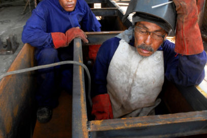 Salvadores de barcos y puentes