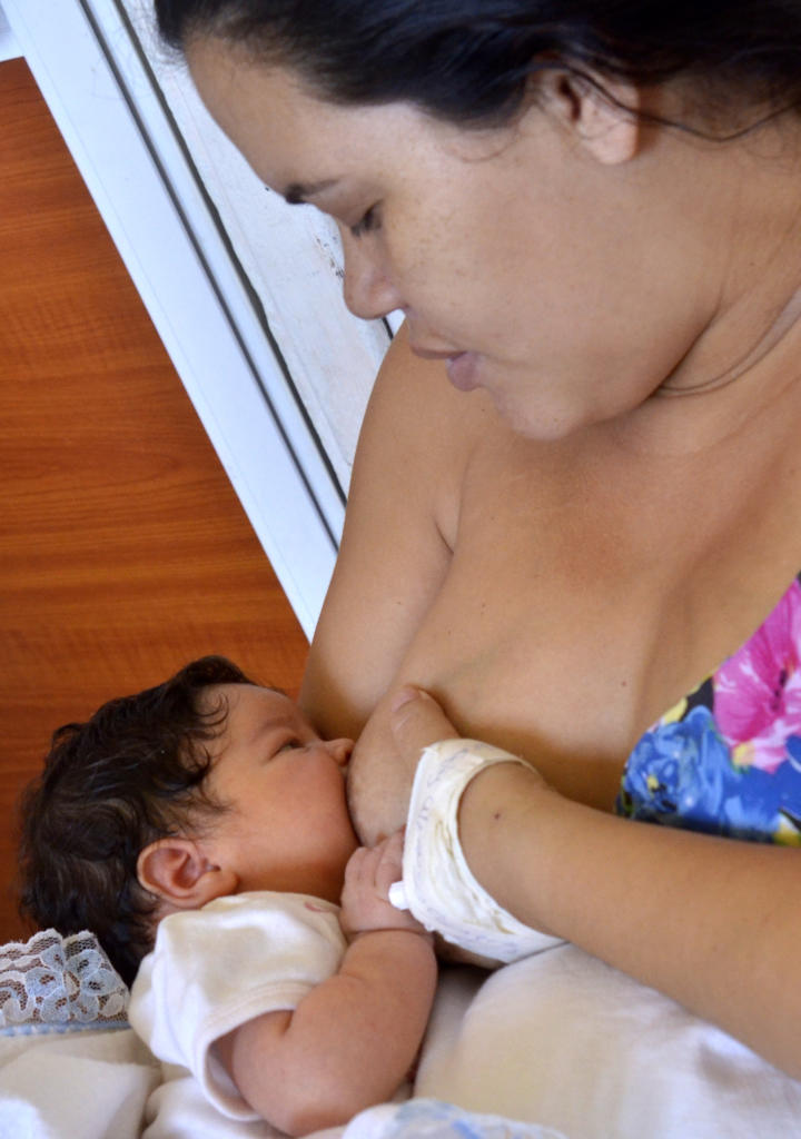 Wendy Alfonso: “El éxito de lactar radica en transmitirle confianza y tranquilidad al bebé”. Foto: Roberto Carlos Medina