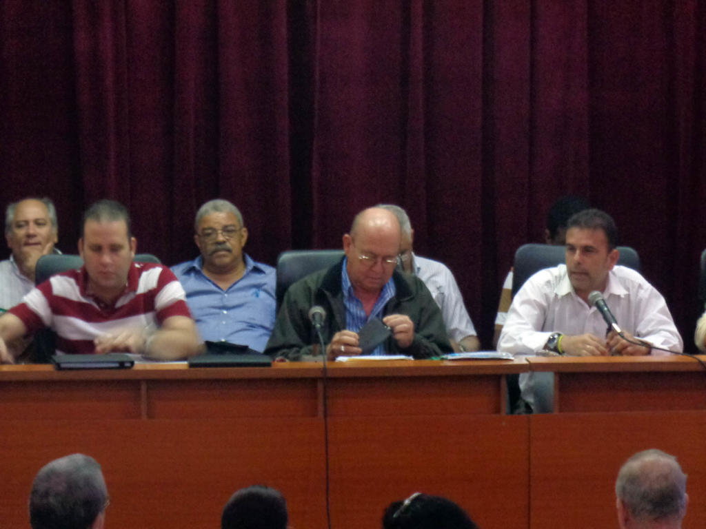 Sesiones de la quinta reunión nacional de la presidencia de la Uneac, que tuvo lugar en Pinar del Río. Foto: Del autor