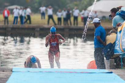 Mujeres sin medallas en el triatlón