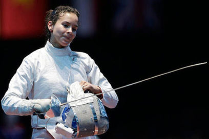Equipo de sable (F) perdió el bronce