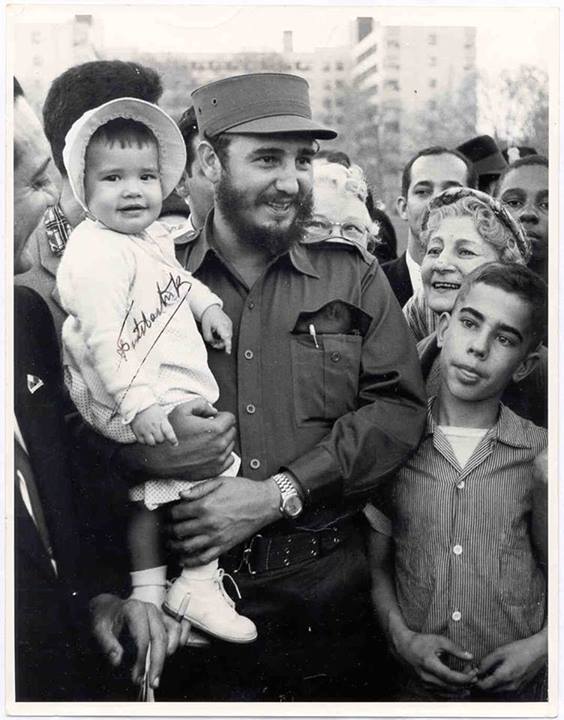 Fidel rompió todos los protocolos e intercambió con el pueblo estadounidense en su visita de 1959. Foto: Estudios Revolución