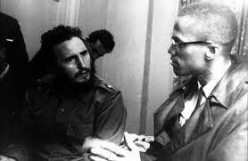 Fidel conversó con Malcom X en 1960. Foto: Estudios Revolución