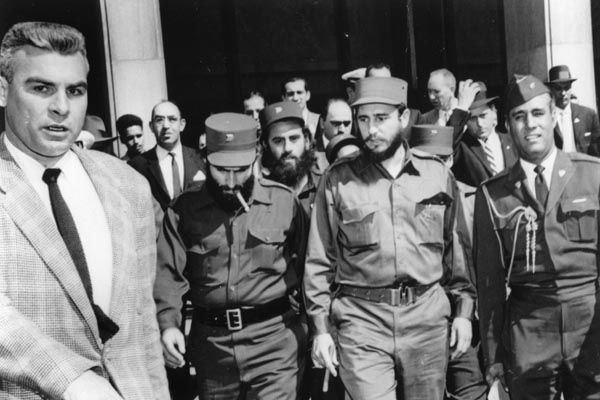 Primera visita de Fidel a Estados Unidos después del triunfo de la Revolución, abril de 1959. Foto: Estudios Revolución