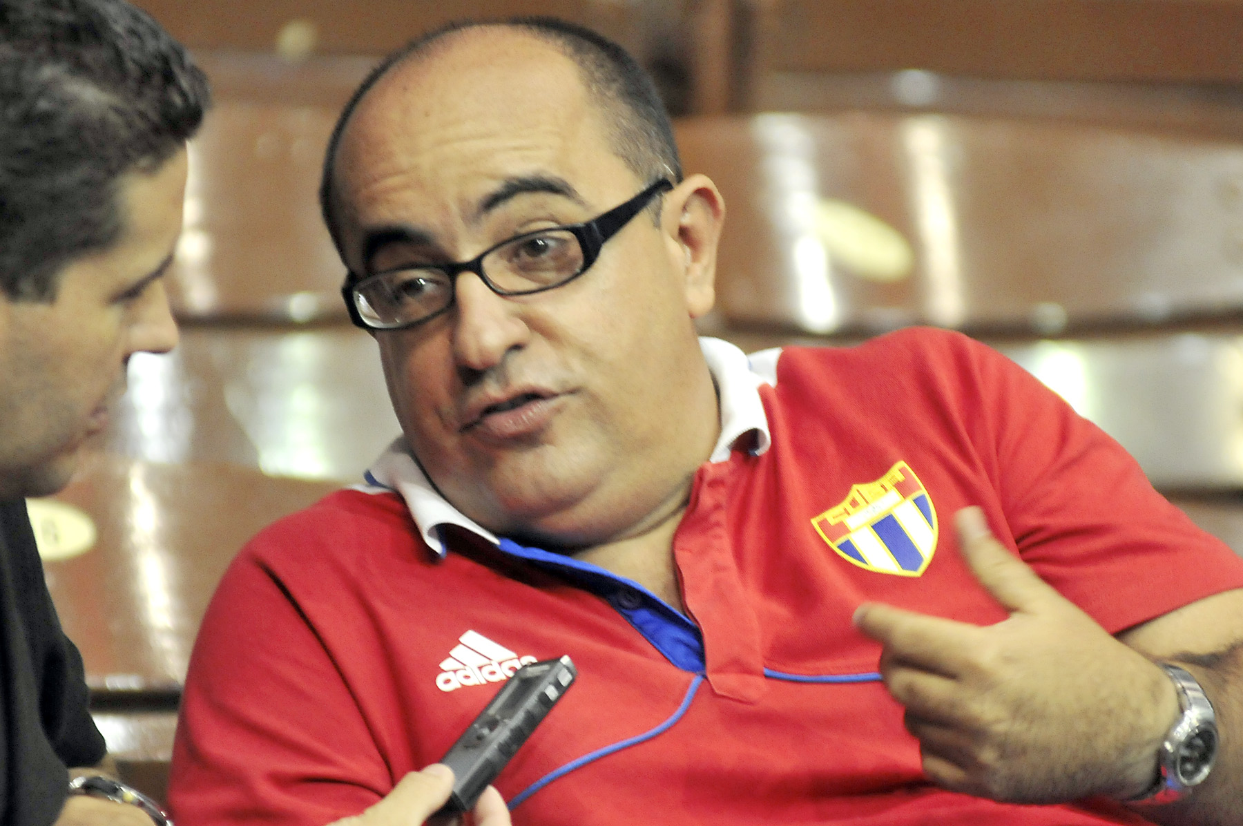 Mario Pérez, director del grupo estadístico del Cinid, en el Inder. Foto: José Raúl Rodríguez Robleda.