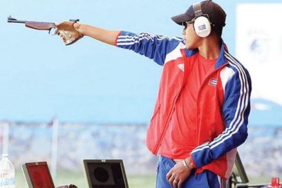 Grau y Yaunner a gran final de pistola (25 m)