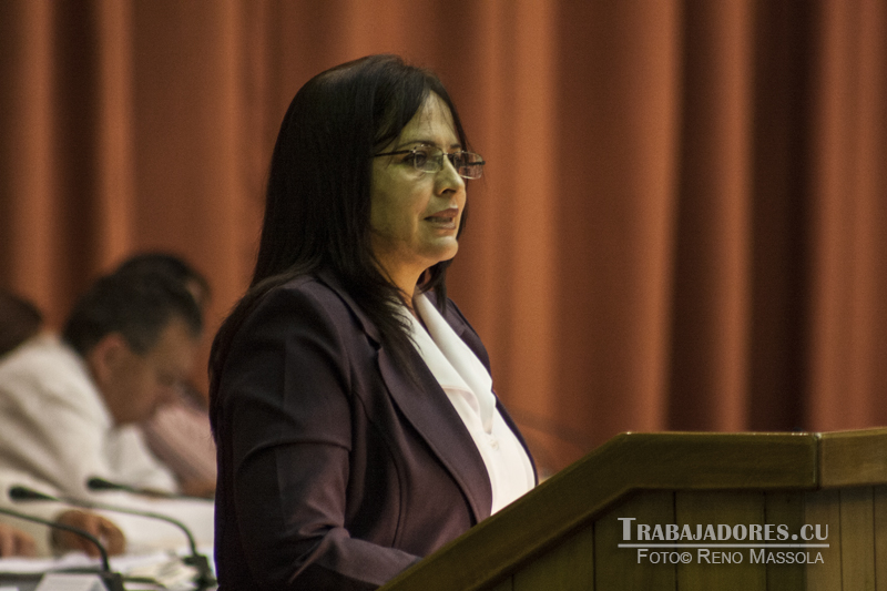 Grisel Castro, presidenta de la Comisión de Asuntos Económicos.