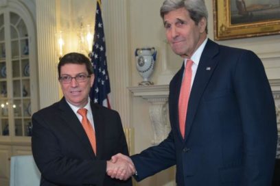 Se reúne Canciller de Cuba con el Secretario de Estado norteamericano