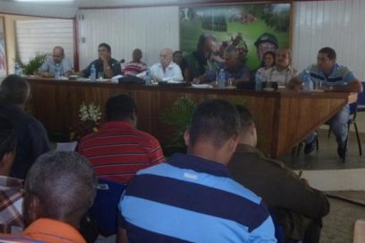 Machado Ventura valora de estable labor de unidades productivas de alimentos en las montañas