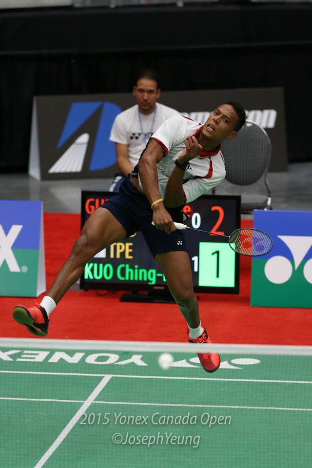 Osleni Guerrero es la apuesta de oro más segura de Cuba en el bádminton. Foto: Joseph Yeung.