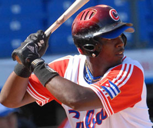 El habanero Rudy Reyes fue el mejor cubano a la ofensiva al conectar tres imparables en cuatro turnos al bate.