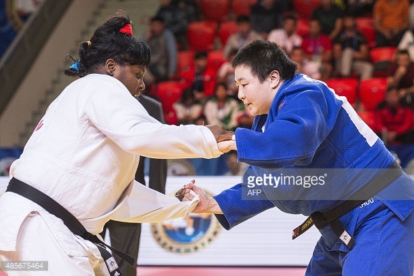 Idalis Ortiz en la pelea por el bronce del mundial. Foto: Getty Images