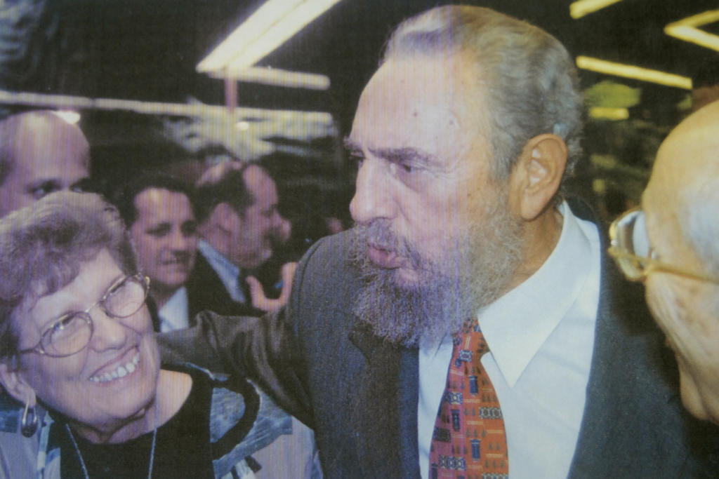 “No tendré nunca cómo agradecerle al Comandante el haberme seleccionado para venir a este lugar”, expresó Haydée. Foto: Cortesía de la entrevistada