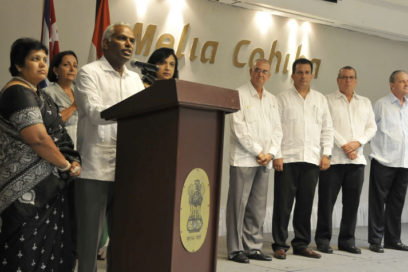 India desea incrementar el intercambio económico con Cuba