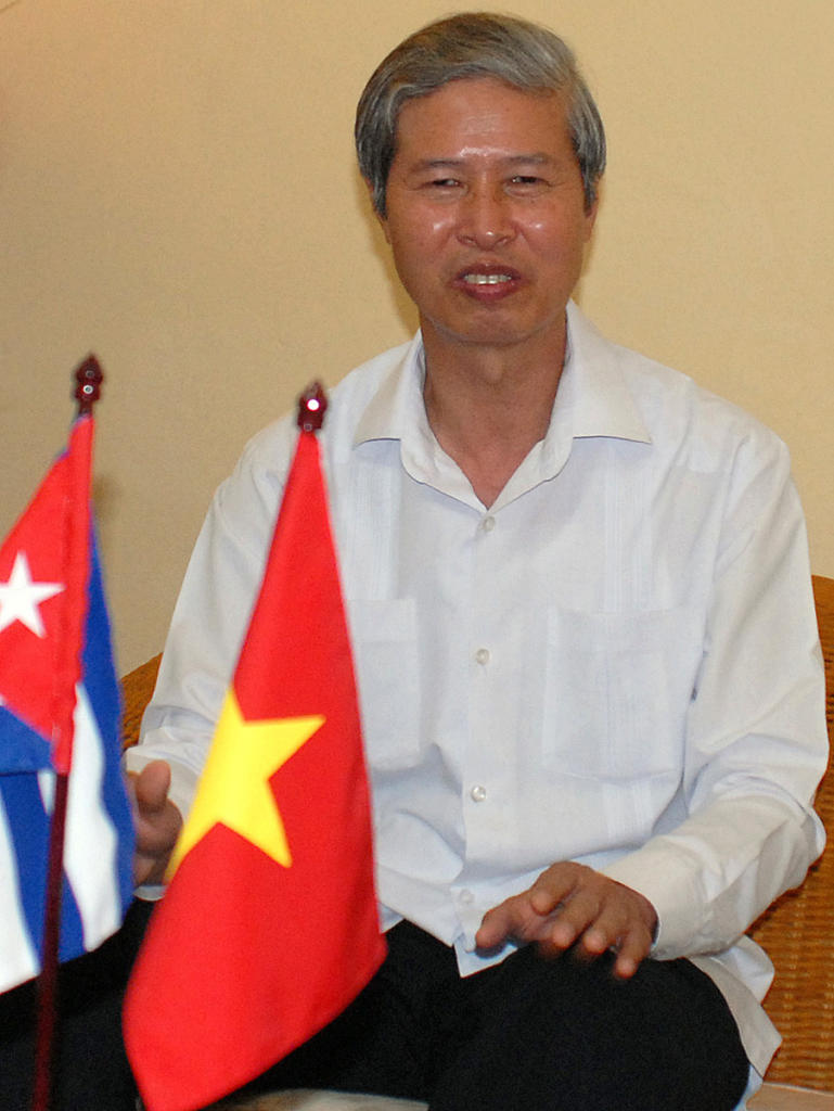 sr. Duong Minh, embajador de Vietnam en Cuba .Foto: Heriberto González