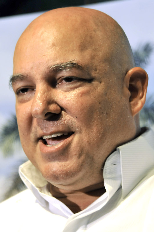 Lanzamiento del libro fotografico sobre Fidel Castro Ruz del autor Alex Castro soto del Valle hijo del comandante en jefe. Foto: José Raúl Rodríguez Robleda