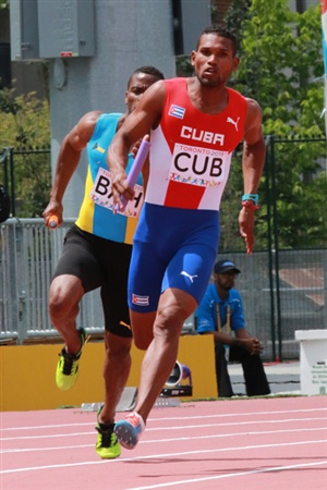 En Beijing 2015 los cubanos llegaron cuartos de su heat clasificatorio, por detrás de Estados Unidos, Trinidad y Tobago, y Jamaica.