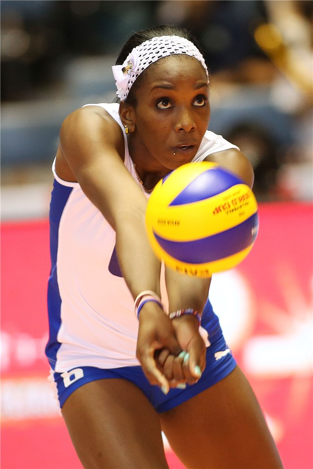 Daymara Lescay, jugadora cubana. Foto: FIVB.