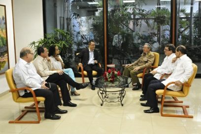 Recibió Raúl a Jorge Arreaza