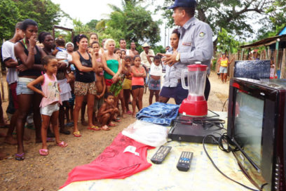 Restituyen bienes a víctimas de robo con fuerza