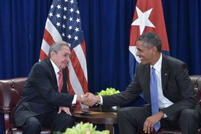 Raúl Castro y Barack Obama dialogan en Naciones Unidas