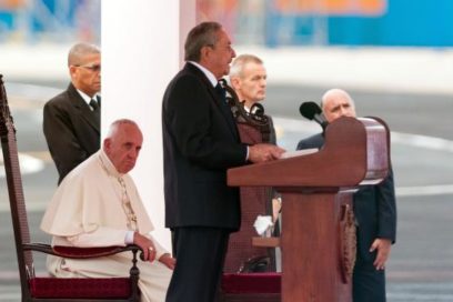 Welcome Speech by President Raúl Castro to Pope Francis