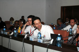 Representante de Ecuador.Fotos: César A. Rodríguez.