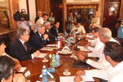 Encuentro de cancilleres de Chile y Cuba en La Habana