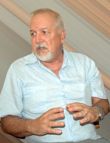 Doctor en Ciencias Técnicas Eloy Eduardo Pérez García, presidente del comité científico de la VII Convención de Agrimensura. Foto: César A. Rodríguez