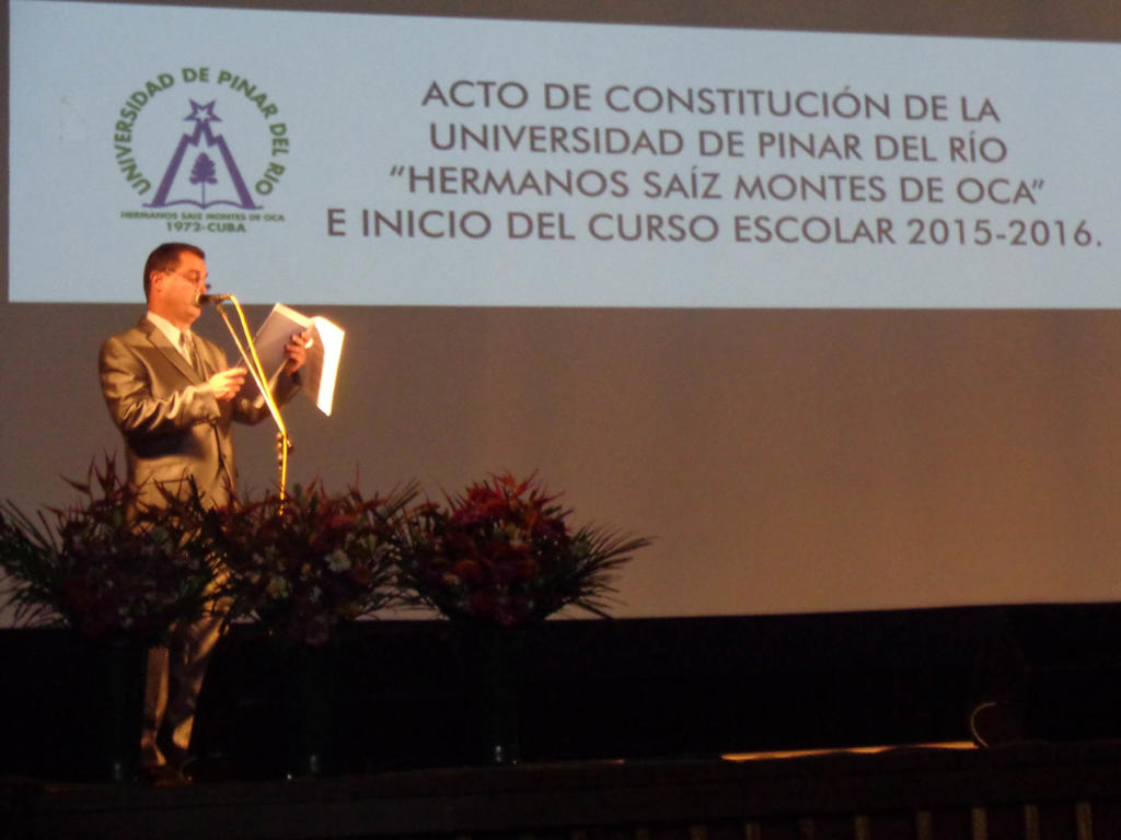 El centro fue estructurado en 39 carreras pertenecientes a siete facultades, explicó Yorki Mayor Hernández, rector de la casa de altos estudios. Foto: Eduardo González Martínez