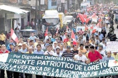 La lucha del pueblo peruano es justa y legítima