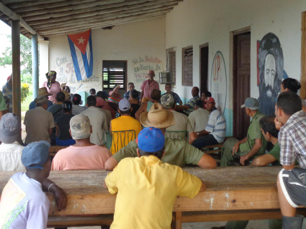La primera asamblea de balance de Pinar del Río tuvo lugar en la UBPC 28 de Octubre del municipio de Los Palacios. Foto: Eduardo González Martínez