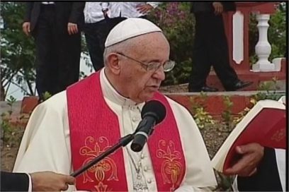 El Papa Francisco bendijo a Holguín desde la Loma de la Cruz (+ Video y Fotos)