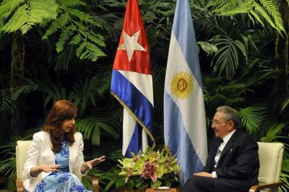 Recibió Raúl a la Presidenta de Argentina