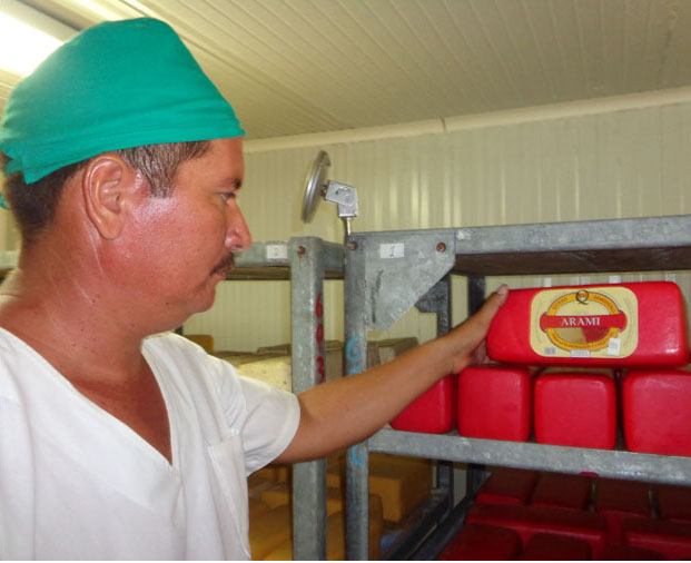 Aramís, creador del queso Arami. (Foto: Del autor)