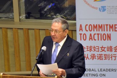 Raúl Castro: Igualdad de género pasa por un orden internacional justo y equitativo