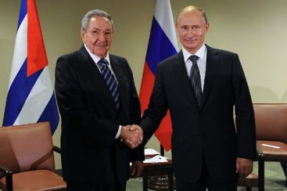 Presidentes de Rusia y Cuba conversan en la ONU